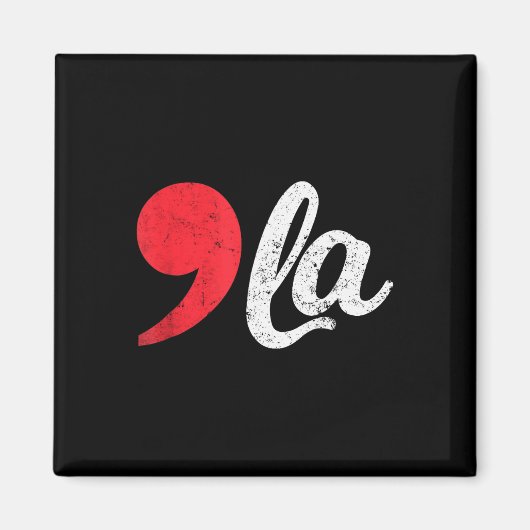 ハリス2024年コ動揺してマ・ラ総おもしろい長 マグネット (正面)