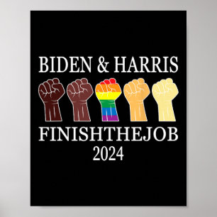 ハリス2024年米国大統領旗の任務を終わらせよう ポスター