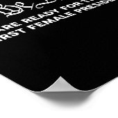 ハリス2024我々は人々最初の女性社長 ポスター (角)