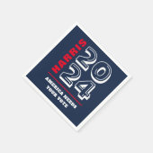 ハリス2024民主自由主義の選挙ラリー投票 スタンダードカクテルナプキン (角)