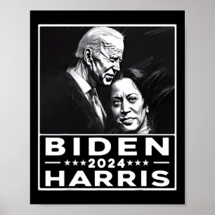ハリス2024第47期大統領選挙ジョーバイデン氏・カーマ ポスター