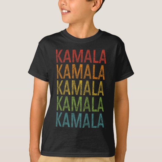 ハリス2024選大統領の選レトログランジ Tシャツ (正面)