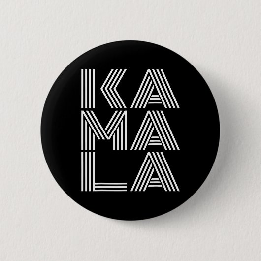 ハリス2024 #khiveバイデン氏ハリスクールレトロストリート 缶バッジ (正面)