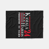 ハリス24検事vsフェロン フリースブランケット (正面(横))