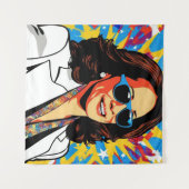 ハリス2 タペストリー (正面(横))