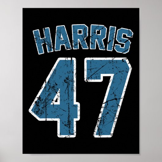 ハリス47ヴィンテージ- Harris 2024 – カマラ2024 ポスター (正面)