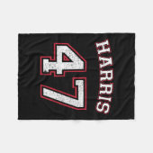 ハリス47 47th社長 フリースブランケット (正面(横))