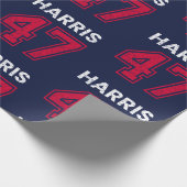 ハリス47I – カマラハリス社長のために ラッピングペーパー (角)