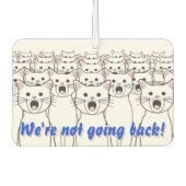 ハリス・ウォルズのキャットレディース – 戻らない! カーエアーフレッシュナー (正面)