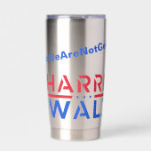 ハリス・ウォルズのキャットレディース – 戻らない！ 保温保冷タンブラー (正面)