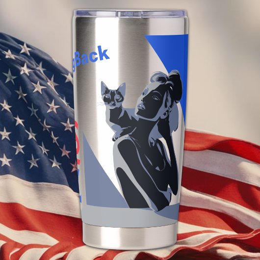 ハリス・ウォルズのキャットレディース – 戻らない！ 保温保冷タンブラー