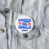 ハリス&ウォルズレトロ花 缶バッジ (インサイチュ)