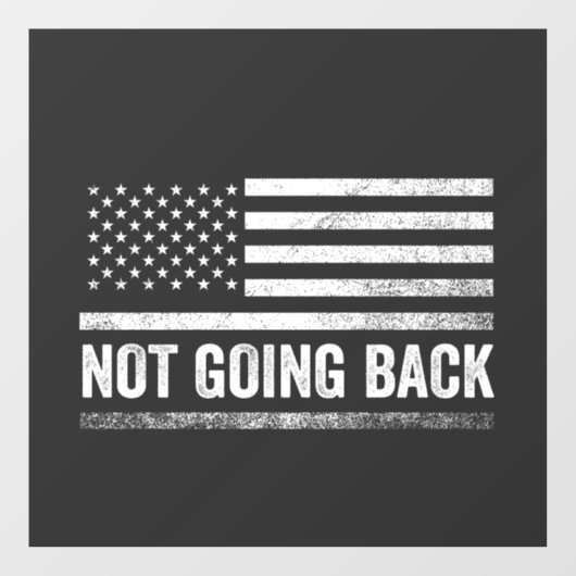 ハリス・ウォルズ選挙には戻らない ウィンドウサイン (シート)