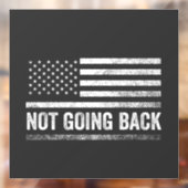 ハリス・ウォルズ選挙には戻らない ウィンドウサイン (シート2)