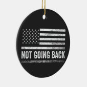 ハリス・ウォルズ選挙には戻らない セラミックオーナメント (右)