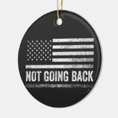 ハリス・ウォルズ選挙には戻らない セラミックオーナメント (左)