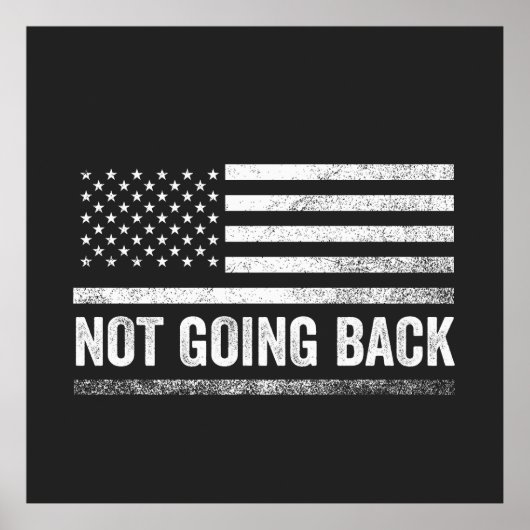 ハリス・ウォルズ選挙には戻らない ポスター (正面)