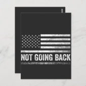 ハリス・ウォルズ選挙には戻らない ポストカード (正面/裏面)