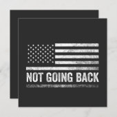 ハリス・ウォルズ選挙には戻らない 招待状 (正面/裏面)