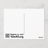 ハリス・ウォルズ2024年選挙のキャットレディース ポストカード (裏面)