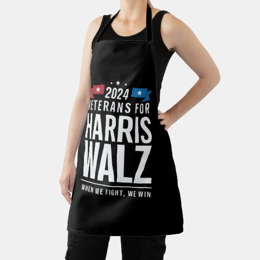 ハリス・ウォルズ 2024 大統領選挙の退役軍人 エプロン (インサイチュ)