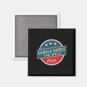 ハリス・ウォルズ 2024 大統領選挙キャンペーン マグネット (正面/裏面)