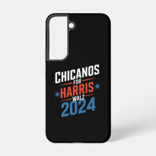 ハリス・ウォルツを支持するチカーノ 2024 大統領 SAMSUNG GALAXY S22ケース