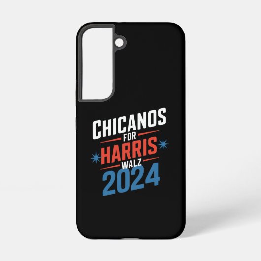 ハリス・ウォルツを支持するチカーノ 2024 大統領 SAMSUNG GALAXYケース (裏面)