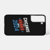 ハリス・ウォルツを支持するチカーノ 2024 大統領 SAMSUNG GALAXYケース (裏面横)