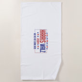 ハリス・ウォルツ ビーチタオル (正面)