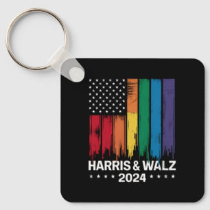 ハリス・ウォルツ 2024年選挙 ゲイ ティム・ウォルツ LGBTQ キーホルダー