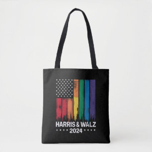 ハリス・ウォルツ 2024年選挙 ゲイ ティム・ウォルツ LGBTQ トートバッグ