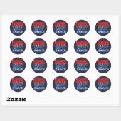 ハリス・ウォルツ 2024 人民の選挙 民主党 ラウンドシール (シート)
