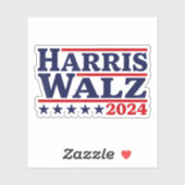 ハリス・ウォルツ 2024 大統領 シール (シート)