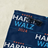 ハリス・ウォルツ 2024 大統領 ビーチタオル (インサイチュ)