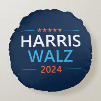 ハリス・ウォルツ 2024 大統領 ラウンドクッション