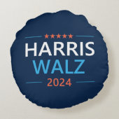 ハリス・ウォルツ 2024 大統領 ラウンドクッション (裏面)