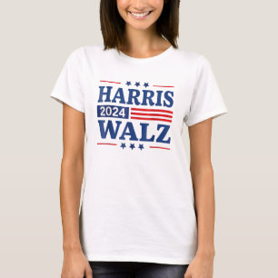 ハリス・ウォルツ 2024 選挙 カマラ・ハリス ティム・ウォルツ Tシャツ