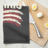 ハリス・カマラハリス陸軍選挙退役軍人 キッチンタオル (四つ折り)