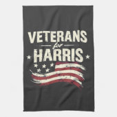 ハリス・カマラハリス陸軍選挙退役軍人 キッチンタオル (縦)