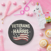 ハリス・カマラハリス陸軍選挙退役軍人 ペーパープレート (パーティー)