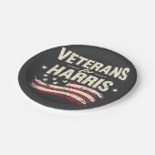 ハリス・カマラハリス陸軍選挙退役軍人 ペーパープレート (アングル)