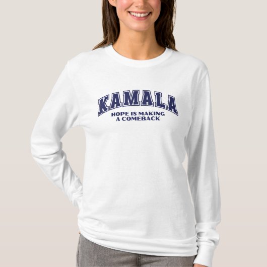 ハリス カマラ 2024 希望は復活する Tシャツ (正面)