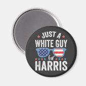 ハリス・サポート社長の白い男 マグネット (正面/裏面)