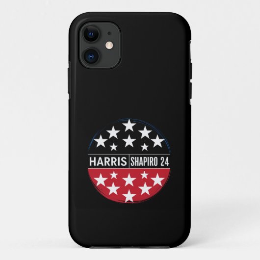 ハリス・シャピロ 2024 ビンテージ大統領 カマラ Case-Mate iPhoneケース (裏面)