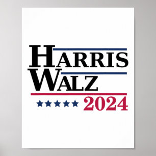 ハリス・ティム・ワルツ2024年選挙 ポスター