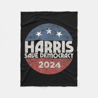 ハリス – ハリス2024米国国旗の民主党大統領1 フリースブランケット