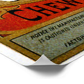 ハリス、ビービー&コーポカホンタス噛みタバコ ポスター (角)