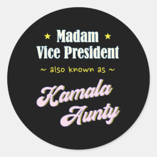 ハリス・マダム副社長Aunty ラウンドシール