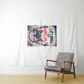 ハリス・ワルツのキャッツレディース タペストリー (インサイチュ(横))